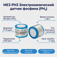 ME3-PH3 Электрохимический датчик фосфина (PH₃)