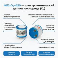 ME2-O2 Электрохимический датчик кислорода (O₂) 